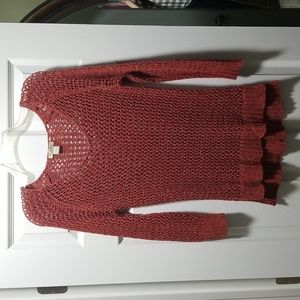 Lucky brand crochet sweater